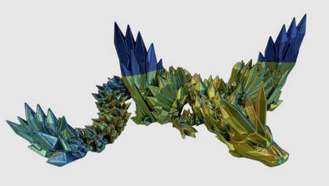 3D Crystal Wing Dragon Lg.