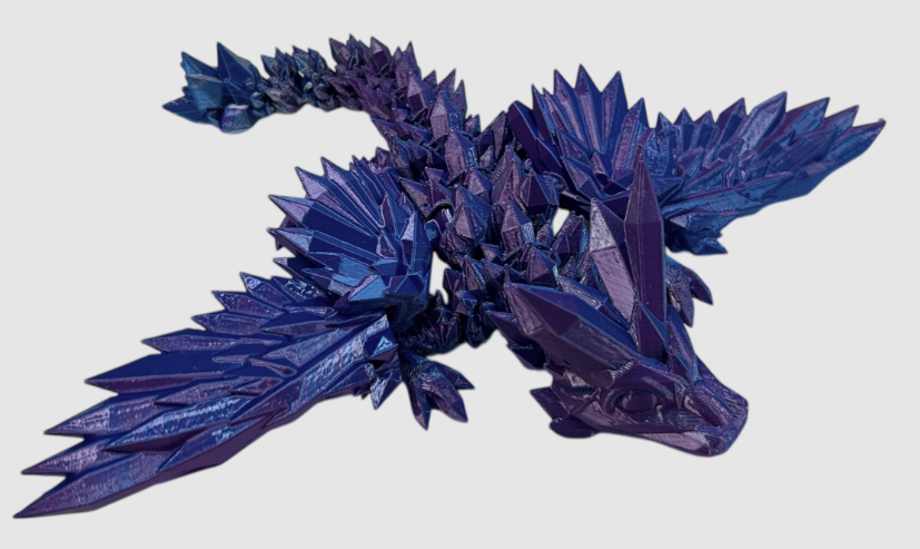 3D Crystal Wing Dragon Med.