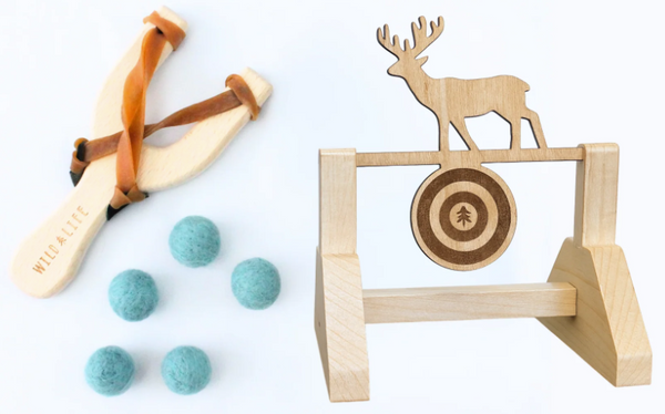 Take Aim - Slingshot + Spinning Target
