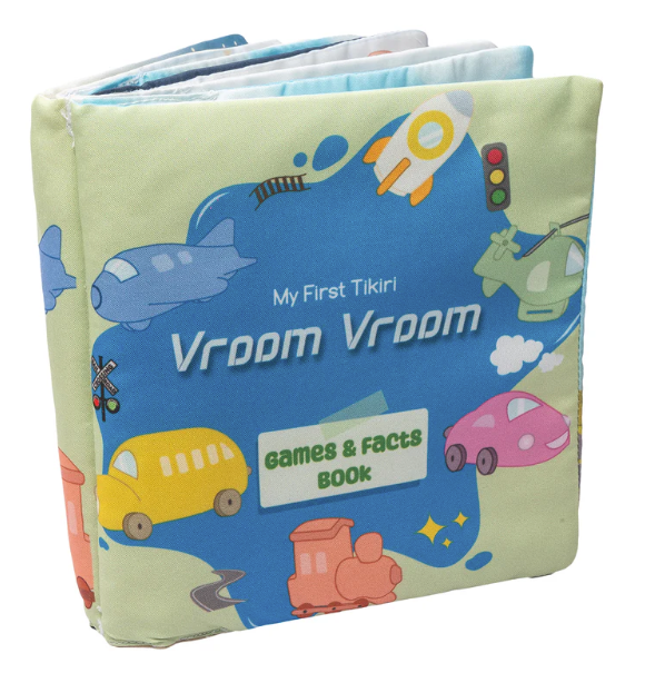 Vroom Vroom Games and Facts Book