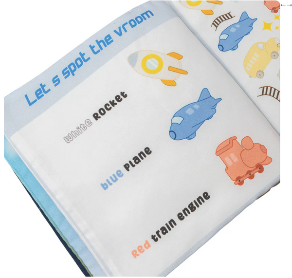 Vroom Vroom Games and Facts Book