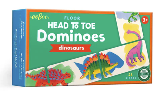 Dinosaur Head to Toe Dominoes