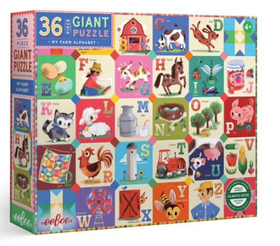 My Farm Alphabet 36 Pc Giant Puz.
