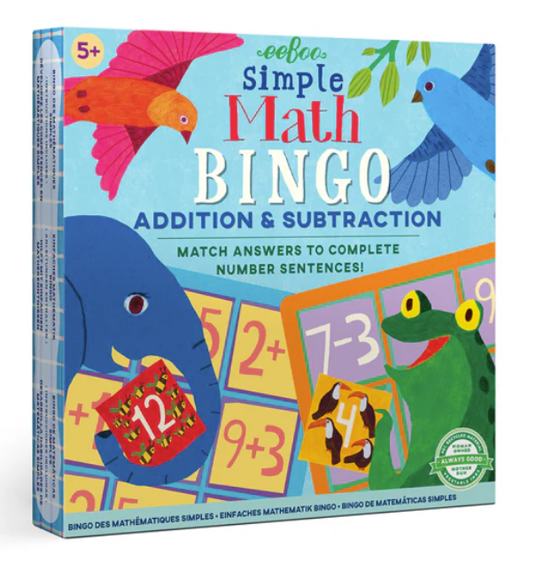 Simple Math Bingo