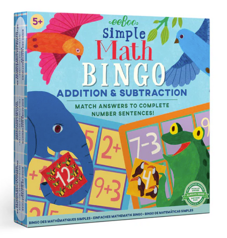 Simple Math Bingo