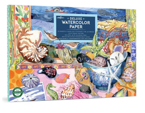 Seashells Watercolor Pad