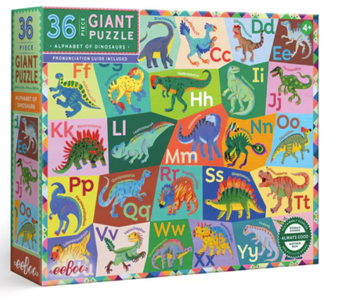 Alphabet of Dinosaurs 36 Pc Giant