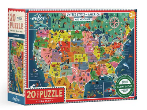 USA Map 20 Pc