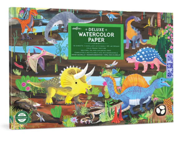 Dinosaur Watercolor Pad