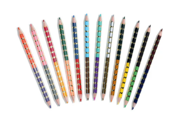 Shark 12 Dble. Sided Color Pencils
