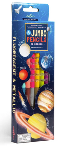 Our Planets 6 Jumbo Color Pencils
