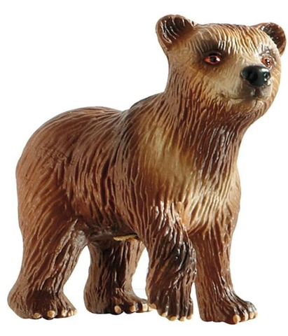 Brown Bear Cub Figure