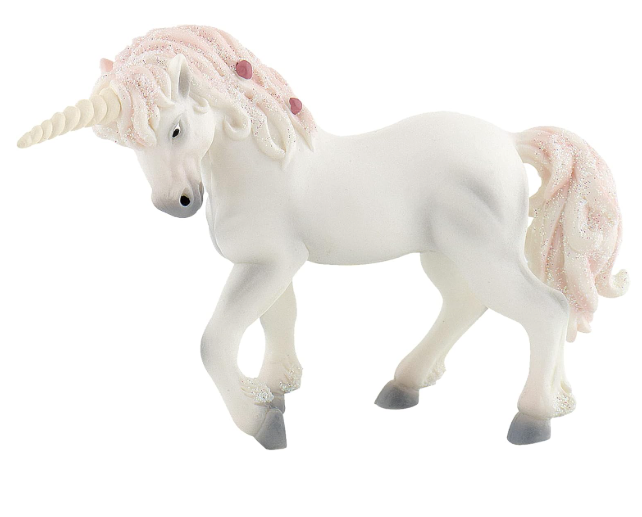 White Unicorn with Glitter