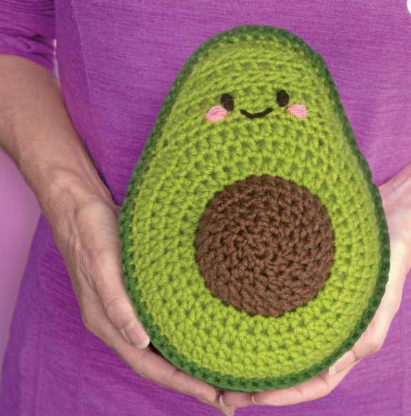 Learn to Crochet: Avocado/Strawberry Stuffies