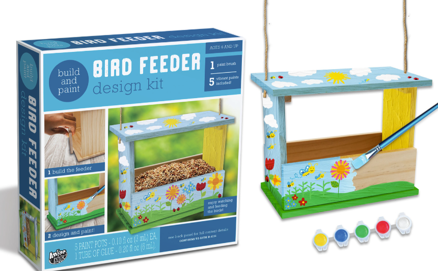 BUILD PAINT BIRD FEEDER