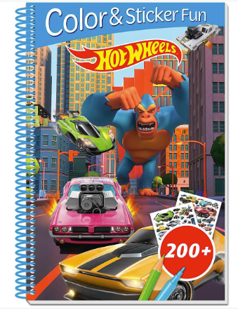 Hot Wheel 3D Lenticular Sticker Bk