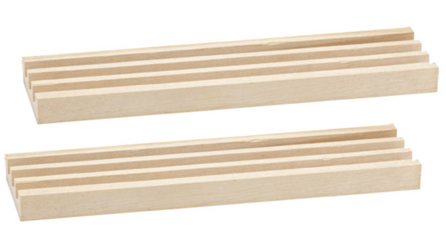 Wooden Domino Tile Holders 2 PC