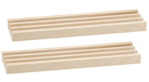 Wooden Domino Tile Holders 2 PC