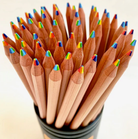 6 in 1 Natural Pencil