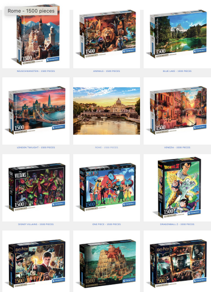 Puzzle Assortment 1500 pc