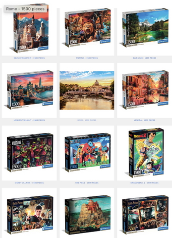 Puzzle Assortment 1500 pc
