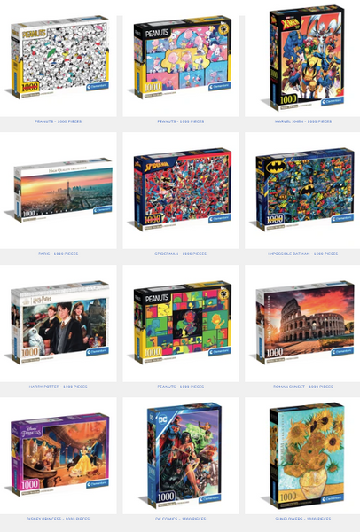 Puzzle Assortment 1000 pc