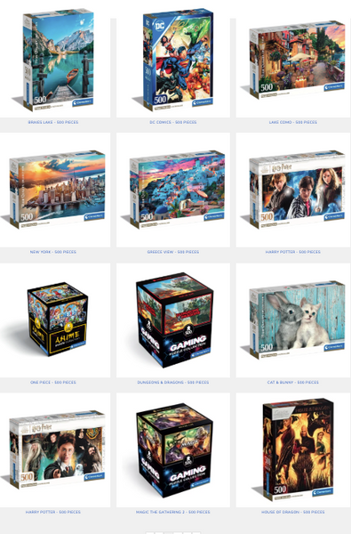 Puzzle Assortment 500 pc