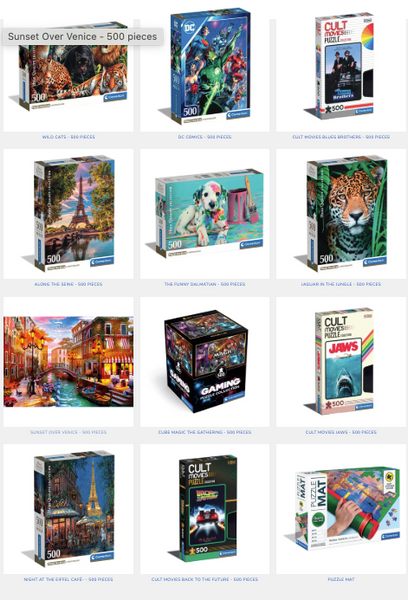 Puzzle Assortment 500 pc