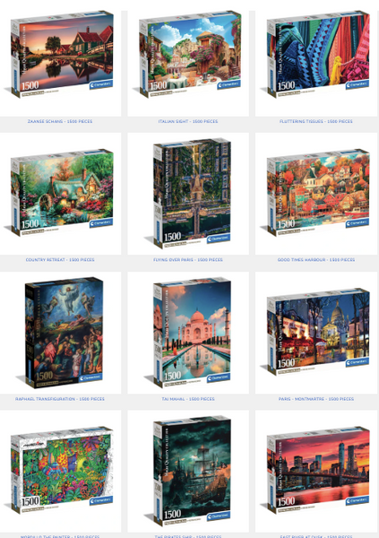 Puzzle Assortment 1500 pc