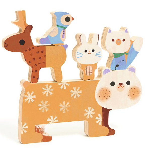 Woody Stack Wooden Puzzle 7pc