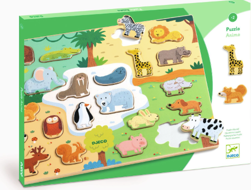Wooden Puzzle Puzzlo Animo