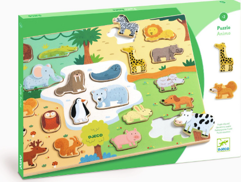 Wooden Puzzle Puzzlo Animo