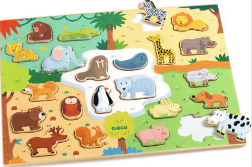 Wooden Puzzle Puzzlo Animo