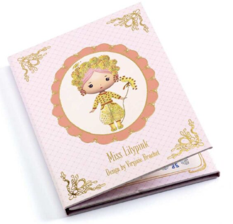 Tinyly Miss Lillypink Removable Stickers