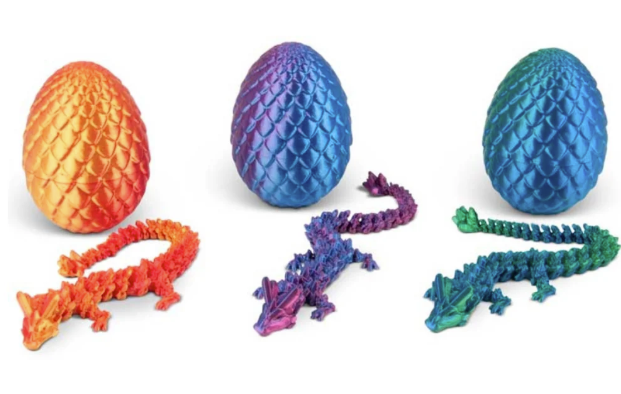 3D Printed Dragon Egg