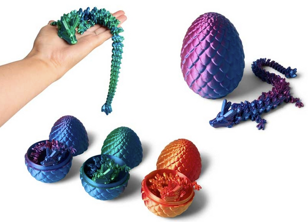 Giant 3d Printed Dragon Egg Assorted