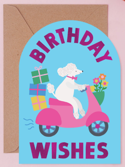 Toodle Poodle Birthday Card