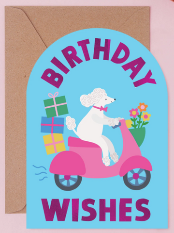Toodle Poodle Birthday Card