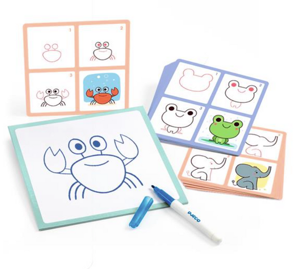 Step by step Babies & Co Draw