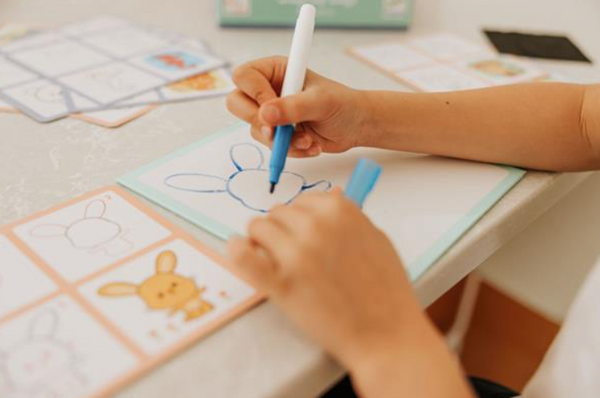 Step by step Babies & Co Draw