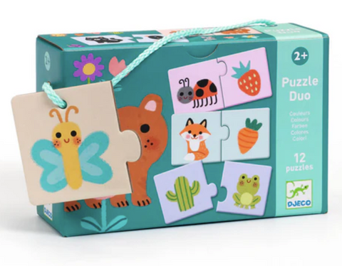 Puzzle Duo Colours 12-2pc