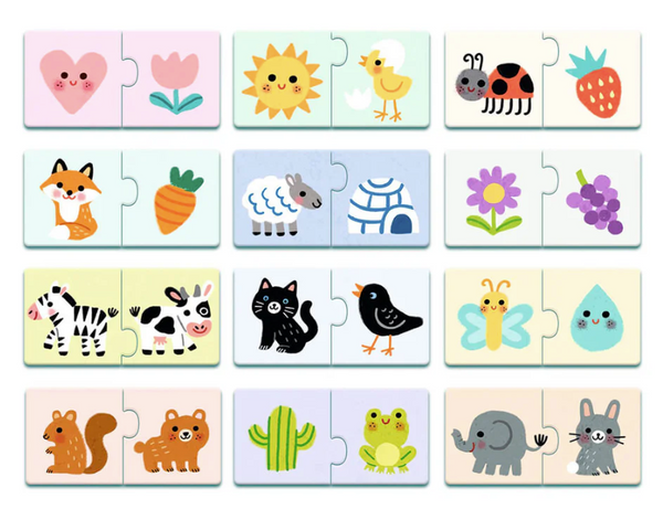 Puzzle Duo Colours 12-2pc