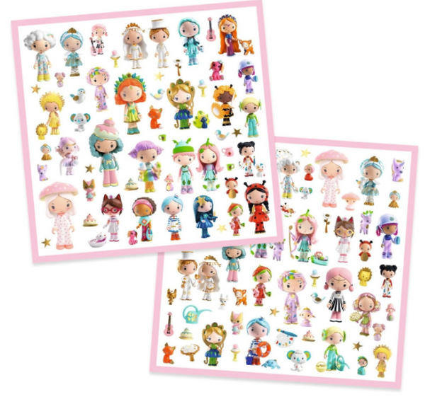 Little World of Tinyly Stickers Djeco