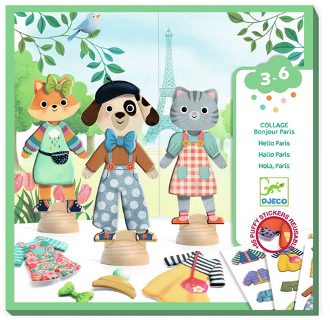 Bonjour Paris Collage Craft Kit