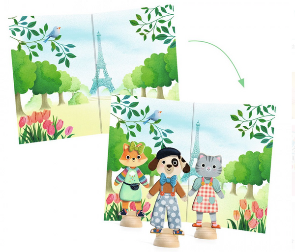 Bonjour Paris Collage Craft Kit