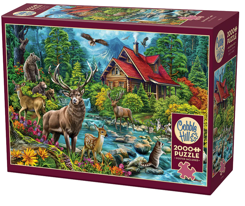 Red Roofed Cabin 2000 Pc