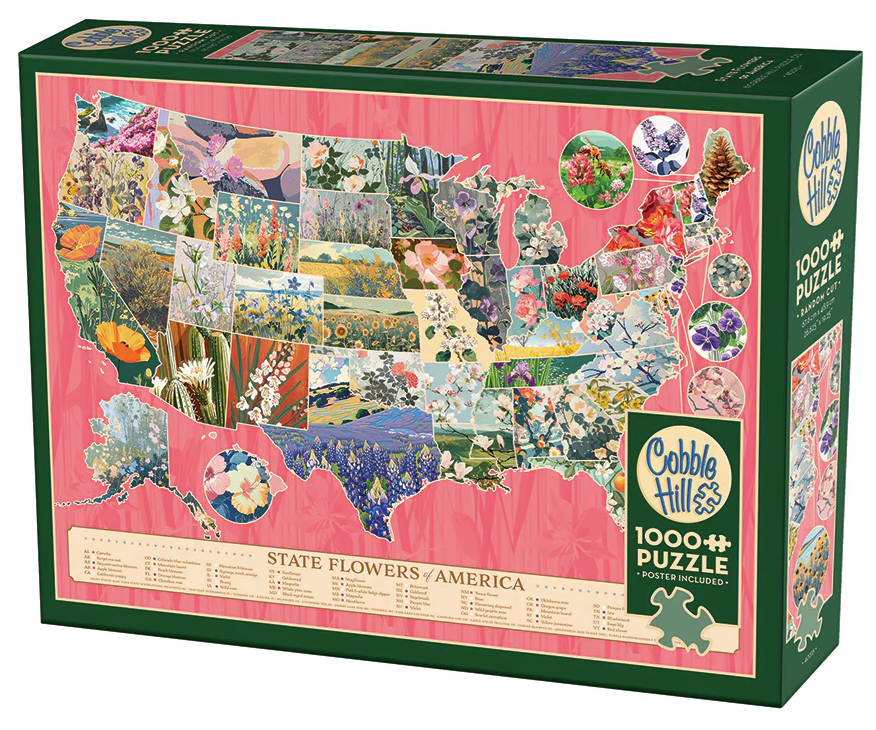 State Flowers of America 1000 PC