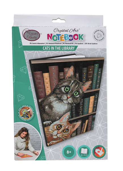 Notebook Kit: Cats in the Library