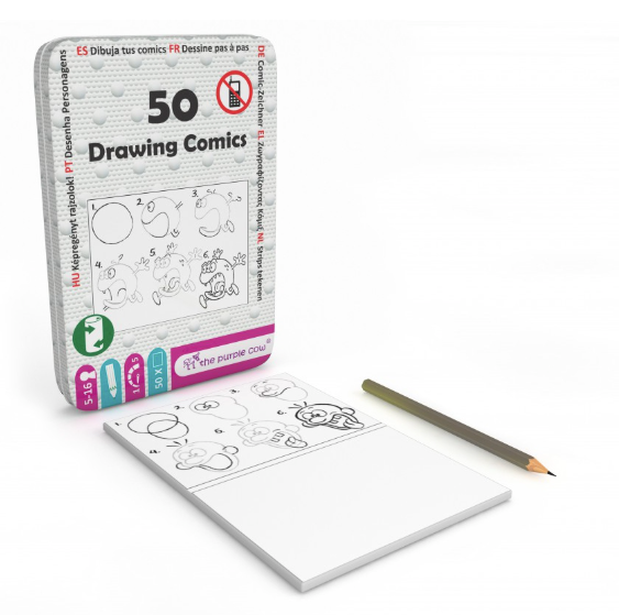 50 Comic Drawing Tin
