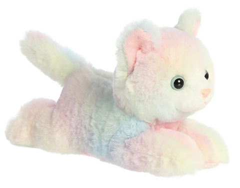 8" Rainbow Kitten